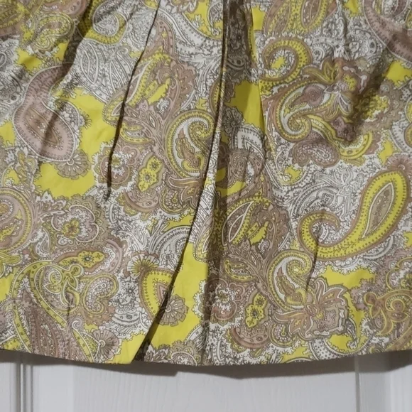 H&M Yellow Paisley Skirt - Picture 2 of 6